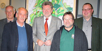 Golfclub Wittgensteiner Land e.V. erfolgreich in Bad Berleburg gegründet - Dieter Rehberg ist der erste Clubpräsident. (SZ-Foto: Michael Wetter)